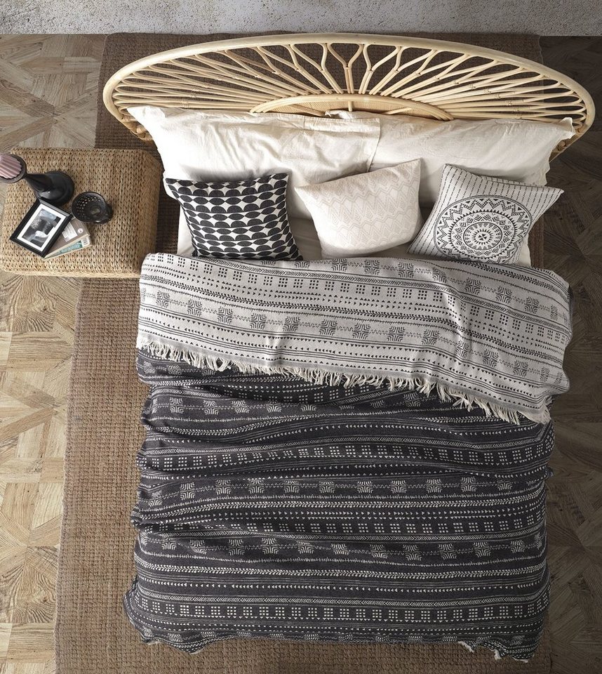 BOHORIA Strandtuch BOHORIA® Premium Tagesdecke Yucatan Throw extra groß 220x240cm von BOHORIA