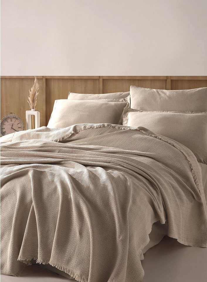 BOHORIA Tagesdecke BOHORIA® Tagesdecke 220x240cm 100% Baumwolle "Sera" Überwurf Bettdecke, Tagesdecke in verschiedenen Größen von BOHORIA