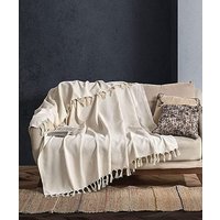 Tagesdecke Bett Sofa Sessel Picknickdecke | Bettüberwurf Wohndecke Wendedecke Modern Blanket 100% Baumwolle Oeko-Tex® | Tulum 170x230cm von BOHORIADE