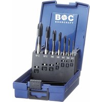 Bohrcraft - Maschinengewindebohrer-Satz M3-M12 hss-e tin Form b 7-teilig von BOHRCRAFT