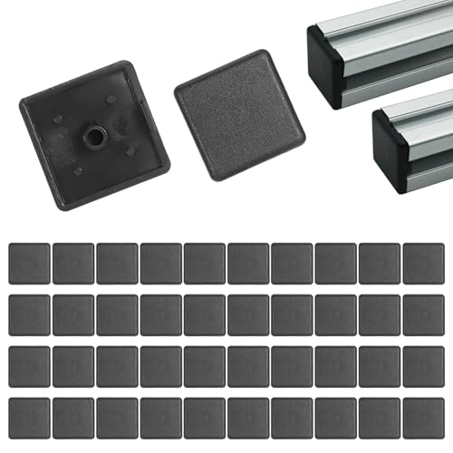 BOHUIZ 40 Stück Endkappen Aluprofil 30x30, Kunststoff Schutzkappen alu Profil 30x30 für Alu-Konstruktionsprofil, Profil-Endkappe, Profil-Abdeckkappe BOHUIZ 40 Stück Endkappen Aluprofil 30x30, Kunststoff Schutzkappen alu Profil 30x30 für Alu-Konstruktionsprofil, Profil-Endkappe, Profil-Abdeckkappe von BOHUIZ