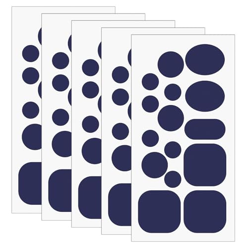 BOHUIZ 75 Stück Daunenjacke Reparatur Flicken, selbstklebende Reparaturflicken flicken für daunenjacke daunenjacke reparaturset wasserdichte Reparaturflicken für Kleidung Zelte Schlafsäcke Skihosen von BOHUIZ