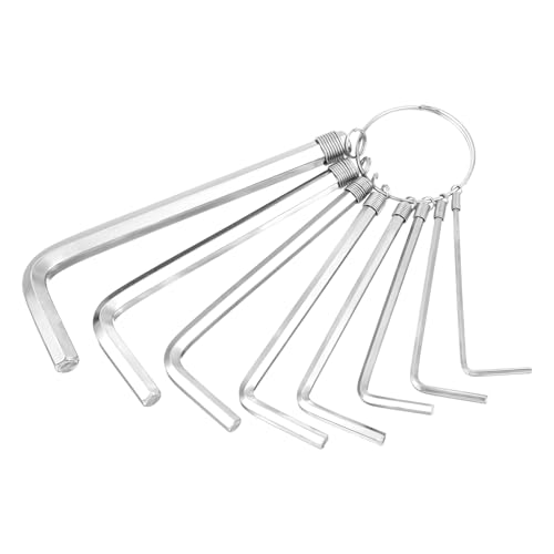 BOHUIZ 8 Stück Imbusschlüssel Satz, 1.5-6mm innensechskantschlüssel innensechskant satz Sechskantschlüssel für Zuhause von BOHUIZ