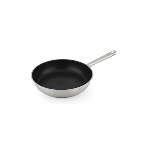 BOJ 04023801 Frying pan Coat 28 x 8.5 cm in Premium 18/10 Steel with TeflonSelect Suitable for All Types of hobs Including Induction, Stainless Steel von BOJ