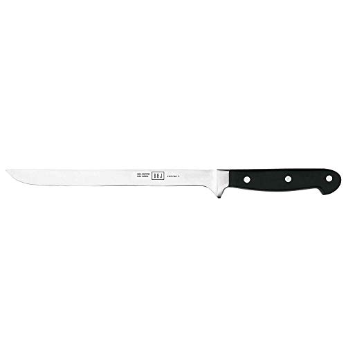 BOJ Cuchillo jamonero 21 cm, Plastic, schwarz/Silber, 21 x 30 x 30 cm von BOJ