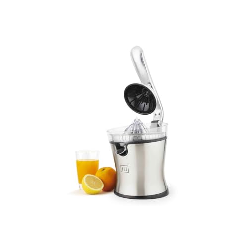 Juicer JE-101X Stainless Steel 18/10 with 100 W DC Motor for Intensive Use, with Steel Filter and Extraction Lever von BOJ