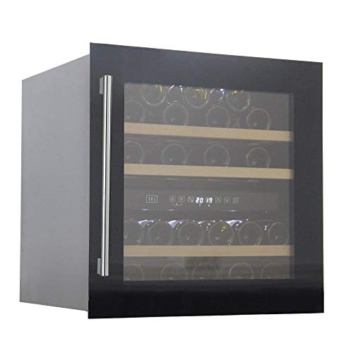 W-0595B 36 Bottles in Black Glass von BOJ