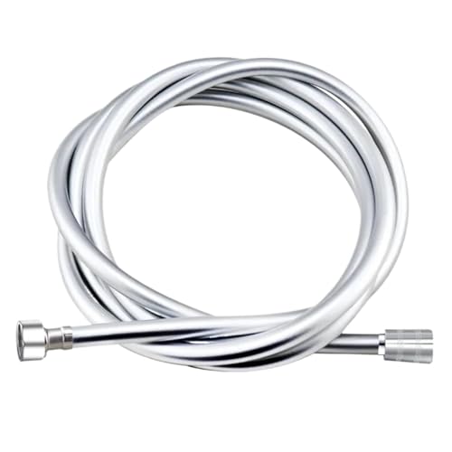 1,5/2,0 m PVC-Silikon-Duschkopfschlauch, flexibles Rohr, Hochdruckwasser, leistungsstarkes, mehrschichtiges Sanitär- und Badezimmerzubehör für Badarmaturen(1.5M) von BOJHGO