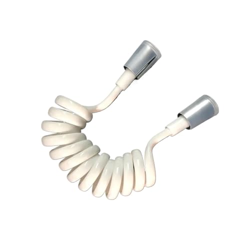 150 cm oder 200 flexibler Feder-Teleskop-Duschschlauch for Badezimmer-Duschkopf, WC-Bidet-Spray für Badarmaturen(150cm) von BOJHGO