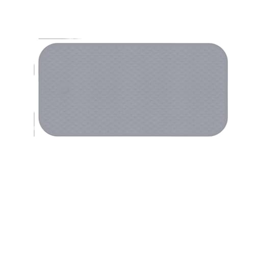 BOJHGO Duschwannen-Badematte 72 x 38 cm, weiche Dual-Anti-Rutsch-Badezimmermatte mit Saugnäpfen(Cement Gray 66077) von BOJHGO