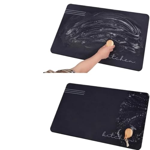 BOJHGO Küchenteppich, rutschfeste Bodenmatte, Heimdekoration, luxuriöser Teppich, Lange Streifen, Badezimmerteppiche, Kieselalgenschlamm, Wasseraufnahmematten(03,80X120CM) von BOJHGO