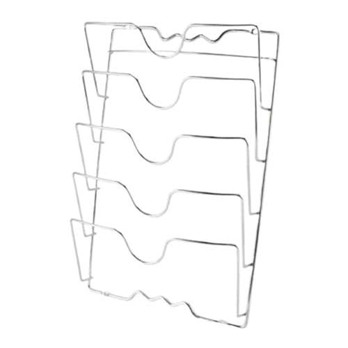 BOJHGO Schneidebrett Halter 2 stücke Küche Organizer Rack Wand Hängen Topf Abdeckung Rack Fünf-Schicht Topf Deckel Metall Multifunktionale Rack Topf Deckel lagerung Rack von BOJHGO