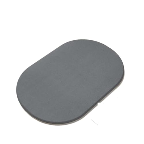 BOJHGO Stein-Badematte, Kieselgur-Duschmatte, super saugfähig, schnell trocknend, Badezimmer-Bodenmatte, Grauer Teppich, leicht zu reinigen(Grey2) von BOJHGO