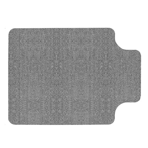 Teppich Stuhlkissen Bürostuhlmatte for Hartholz-/Fliesenböden, 89,9 x 139,7 cm große Schreibtischstuhlmatte, Mehrzweck-Bodenschutz aus Polyester Schreibtisch Teppich von BOJHGO