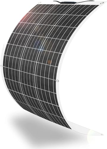 Flexibles Solarpanel 100W 24V/12V Monokristalline Biegbare-Semi-Flexible Solarpanel Ladegerät Off-Grid für RV Boot Kabine Van Auto Unebenheiten Oberflächen Flexibles Solarpanel 100W 24V/12V Monokristalline Biegbare-Semi-Flexible Solarpanel Ladegerät Off-Grid für RV Boot Kabine Van Auto Unebenheiten Oberflächen von BOKENTIO