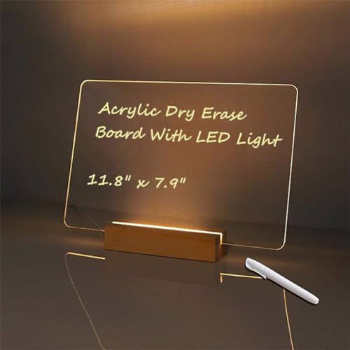 BOKIOESDE Acryl Trockenlöschtafel mit LED Lichttafel für Künstler und Profis, vielfältige Einsatzmöglichkeiten für Digitale Kunst von BOKIOESDE