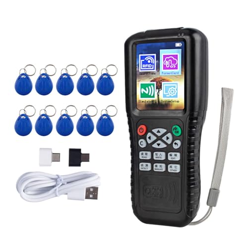 BOKIOESDE RFID Karten Kopierer Leser Schreiber Smart Card Leser Kartenleser Schreiber RFID Kopierer Leser Schreiber Schnell und einfach, X100+10 UID BOKIOESDE RFID Karten Kopierer Leser Schreiber Smart Card Leser Kartenleser Schreiber RFID Kopierer Leser Schreiber Schnell und einfach, X100+10 UID von BOKIOESDE