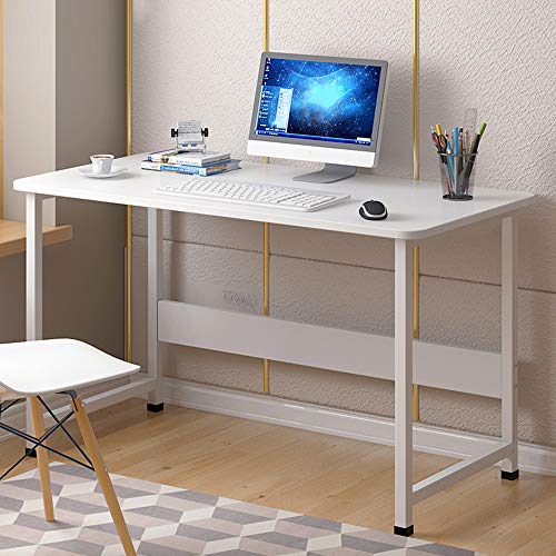 BOKNI Schreibtisch, Computertisch, Heimbüro-Schreibtisch, moderner, einfacher Studenten-Schreibtisch, PC-Laptop-Schreibtisch, einfach zu montierender Arbeitstisch für Schlafzimmer, Wohnzimmer, Sc von BOKNI