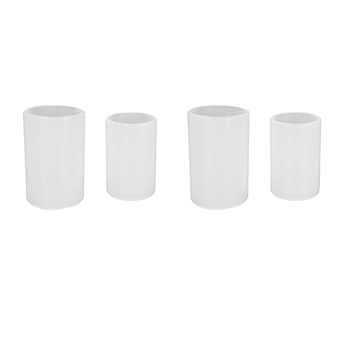 BOLAXHCA 2X 2 Größen Zylinder Kerzen Formen Silikon Form für die Kerzenherstellung, Stumpen Kerzen Harz Form Epoxid Harz Guss Formen von BOLAXHCA