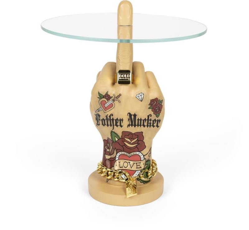 Beistelltisch Mittelfinger FOTHER MUCKER LOVE von BOLD Monkey Beistelltisch Mittelfinger FOTHER MUCKER LOVE von BOLD Monkey von BOLD Monkey