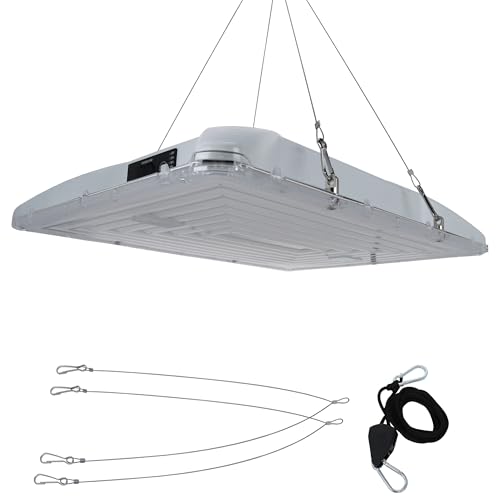 BOLD Grow Lampe 200 Watt (2,3 µmol/J, Pflanzenlampe LED Vollspektrum für Wachstum und Blüte, Grow-Light dimmbar, Grow LED für Growbox 60x60 / Growbox 80x80, Inkl. Aufhängung) von BOLD
