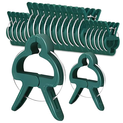 BOLDiX Pflanzenclips Set 20 Stück – 10x 4,5 cm + 10x 3 cm Pflanzklammern – Wiederverwendbar für Tomaten, Gurken, Cannabis & Kletterpflanzen – Einfach stabil für gesunde Pflanzen (Set M + L, 20, Stück) BOLDiX Pflanzenclips Set 20 Stück – 10x 4,5 cm + 10x 3 cm Pflanzklammern – Wiederverwendbar für Tomaten, Gurken, Cannabis & Kletterpflanzen – Einfach stabil für gesunde Pflanzen (Set M + L, 20, Stück) von BOLDiX
