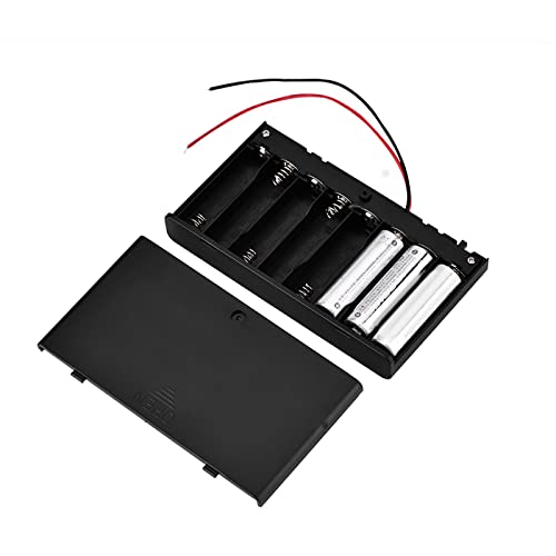 BOLORAMO Batteriehalter, Batterien in Reihe verbinden Batterieaufbewahrungsbox AA speichert 1-8 Stück AA-Batterien zum Organisieren zum Halten von Batterien von BOLORAMO