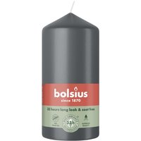 Bolsius Stumpenkerze grau 12 cm Ø 5,8 cm Bolsius Stumpenkerze grau 12 cm Ø 5,8 cm von BOLSIUS