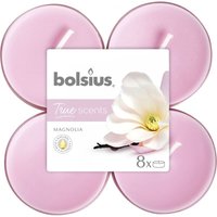 Bolsius - Duftteelichte Maxi Magnolie, Höhe 1,17 cm, ø 4,5 cm, 6er Pack Teelicht von BOLSIUS