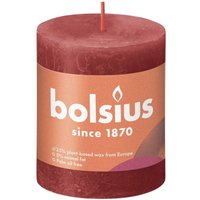 Bolsius - Rustik Stumpenkerze zartes rot, Höhe 8 cm, ø 6,8 cm Stumpen- und Kugelkerzen Bolsius - Rustik Stumpenkerze zartes rot, Höhe 8 cm, ø 6,8 cm Stumpen- und Kugelkerzen von BOLSIUS