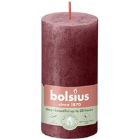 Bolsius - Rustik Stumpenkerze samtrot, Höhe 10 cm, ø 5 cm Stumpen- und Kugelkerzen Bolsius - Rustik Stumpenkerze samtrot, Höhe 10 cm, ø 5 cm Stumpen- und Kugelkerzen von BOLSIUS