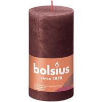 Bolsius - Rustik Stumpenkerze samtrot, Höhe 13 cm, ø 6,8 cm Stumpen- und Kugelkerzen Bolsius - Rustik Stumpenkerze samtrot, Höhe 13 cm, ø 6,8 cm Stumpen- und Kugelkerzen von BOLSIUS