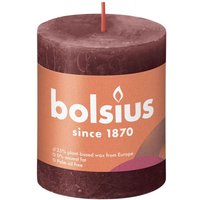 Bolsius - Rustik Stumpenkerze rustik samtrot, Höhe 8 cm, ø 6,8 cm Stumpen- und Kugelkerzen Bolsius - Rustik Stumpenkerze rustik samtrot, Höhe 8 cm, ø 6,8 cm Stumpen- und Kugelkerzen von BOLSIUS