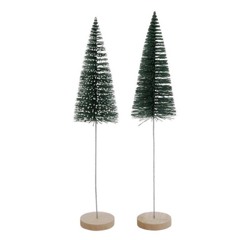 BOLTZE GRUPPE GmbH Dekobaum Dekoaufsteller Tarvo Weihnachtsbaum H 40 cm grün Kunststoff 2er Set von BOLTZE GRUPPE GmbH