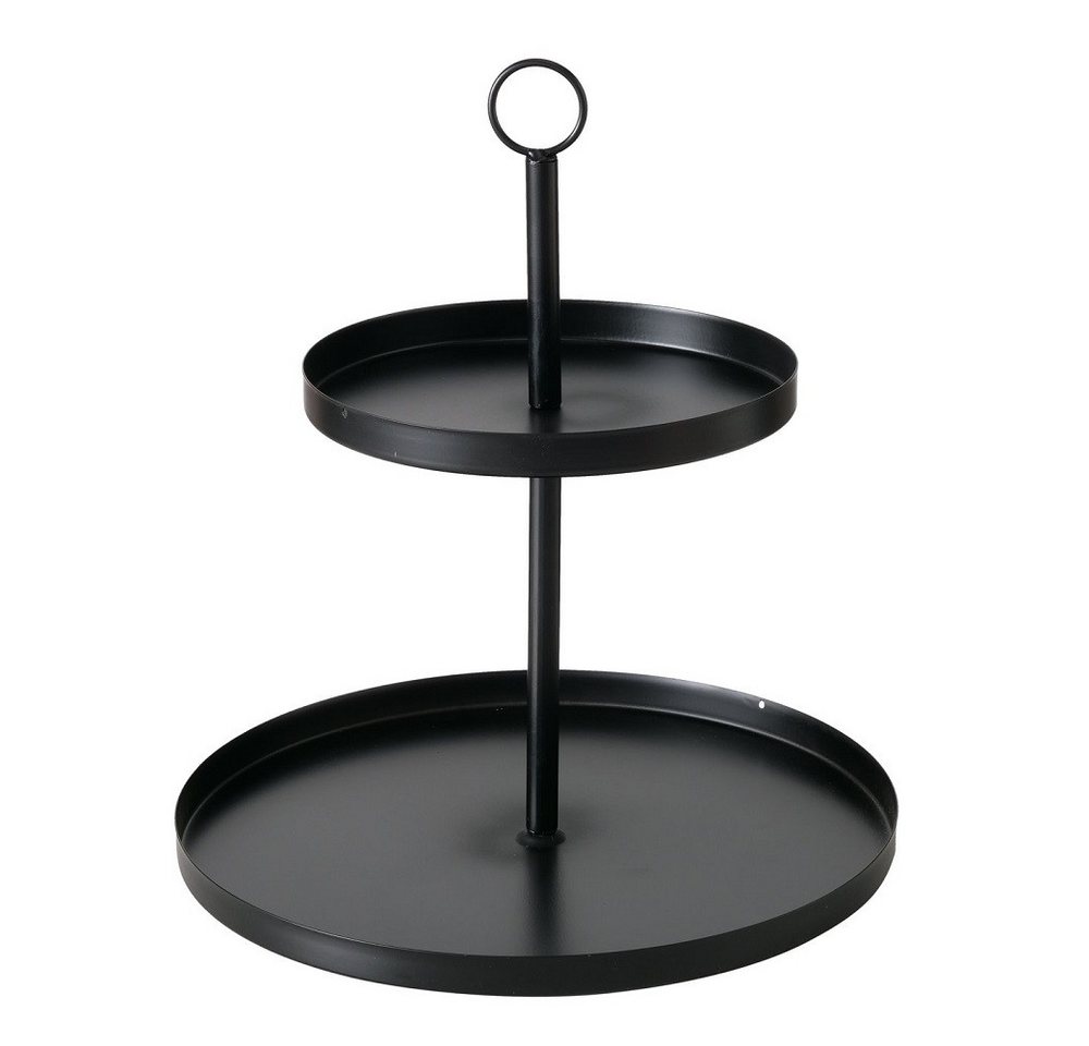 BOLTZE GRUPPE GmbH Dekoetagere Etagere Samina 2 Ebenen Eisen H 33cm Ø 30cm schwarz BOLTZE GRUPPE GmbH Dekoetagere Etagere Samina 2 Ebenen Eisen H 33cm Ø 30cm schwarz von BOLTZE GRUPPE GmbH
