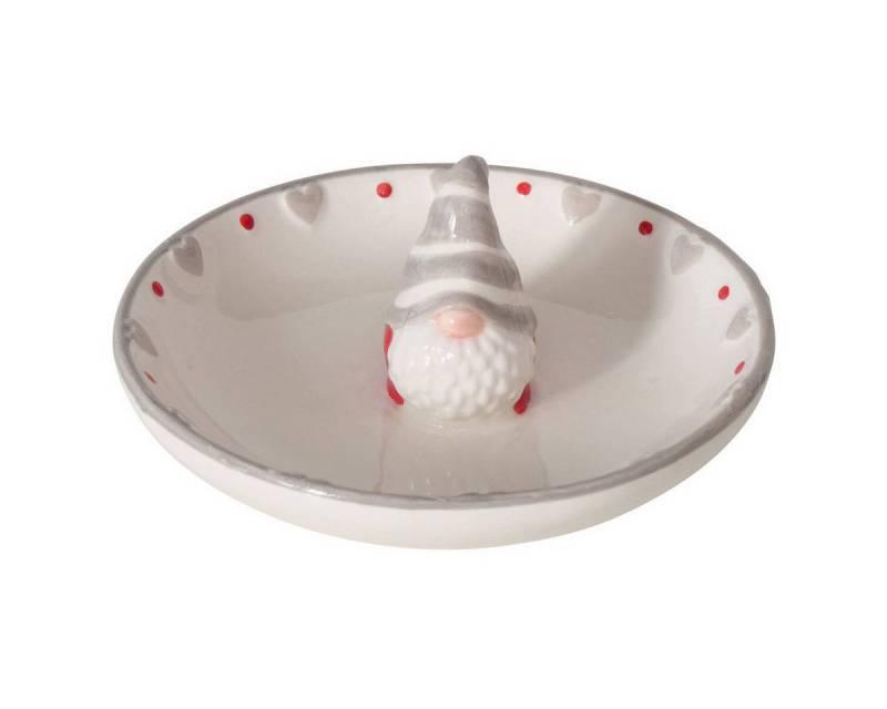BOLTZE GRUPPE GmbH Dekoobjekt (Deko-Objekt, Deko-Objekt), Teller mit Nikolausfigur von BOLTZE GRUPPE GmbH