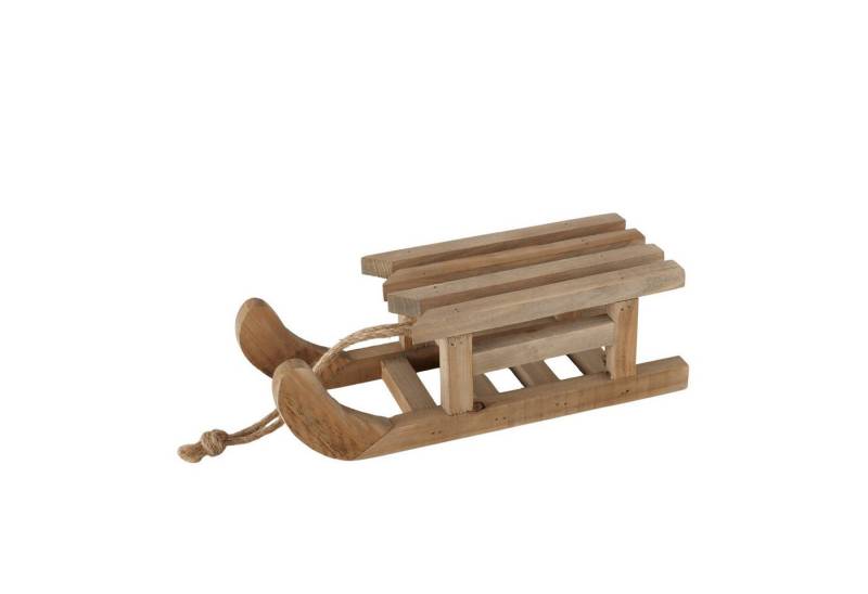 BOLTZE GRUPPE GmbH Dekoobjekt Boltze 2069698 Dekoaufsteller Schlitten Holz (1 St) von BOLTZE GRUPPE GmbH