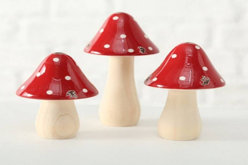 BOLTZE GRUPPE GmbH Dekofigur Pilz Timeo 3er Set von BOLTZE GRUPPE GmbH