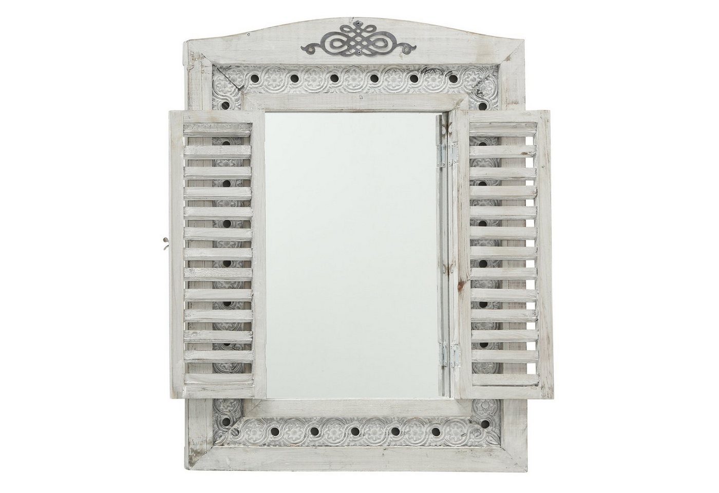 BOLTZE GRUPPE GmbH Dekospiegel Spiegel Lindsay mit Fensterläden H 73cm Tanne Grau BOLTZE GRUPPE GmbH Dekospiegel Spiegel Lindsay mit Fensterläden H 73cm Tanne Grau von BOLTZE GRUPPE GmbH