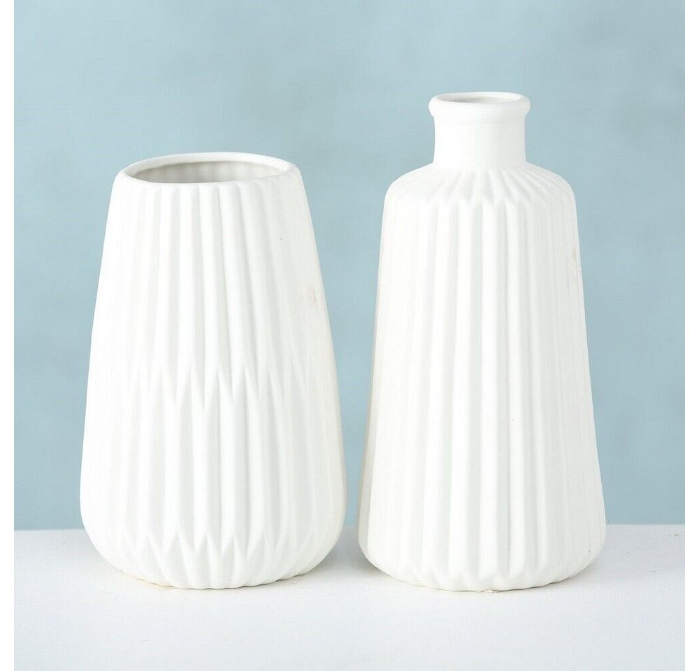 BOLTZE GRUPPE GmbH Dekovase Vase Blumenvase Porzellan Esko weiß H 17 cm 2er Set BOLTZE GRUPPE GmbH Dekovase Vase Blumenvase Porzellan Esko weiß H 17 cm 2er Set von BOLTZE GRUPPE GmbH