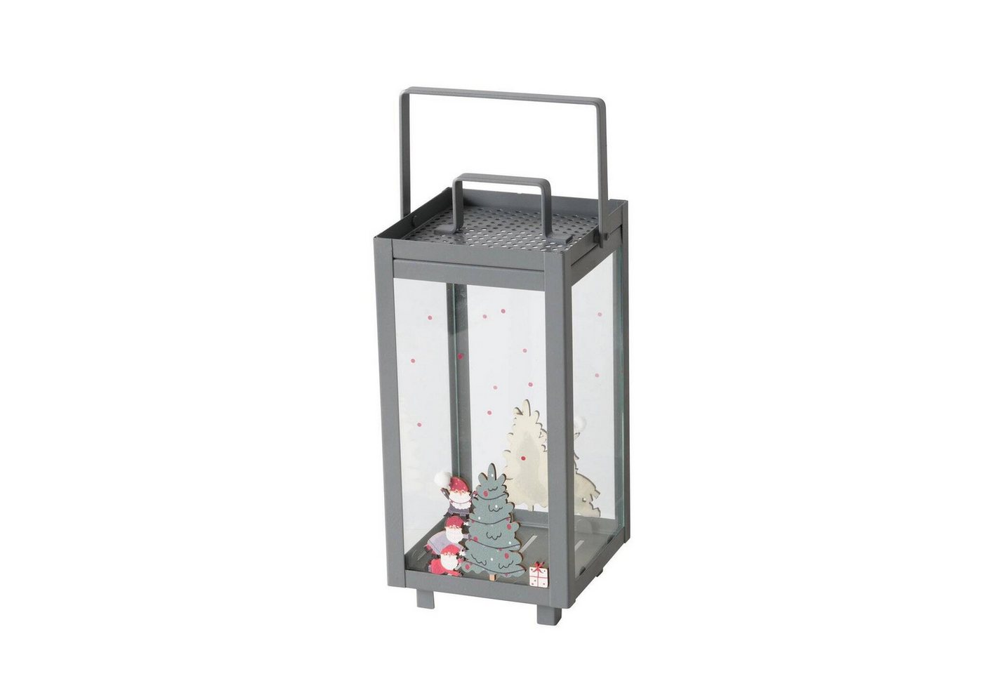 BOLTZE GRUPPE GmbH Kerzenlaterne MONTI, mit Weihnachtsmotiv von BOLTZE GRUPPE GmbH