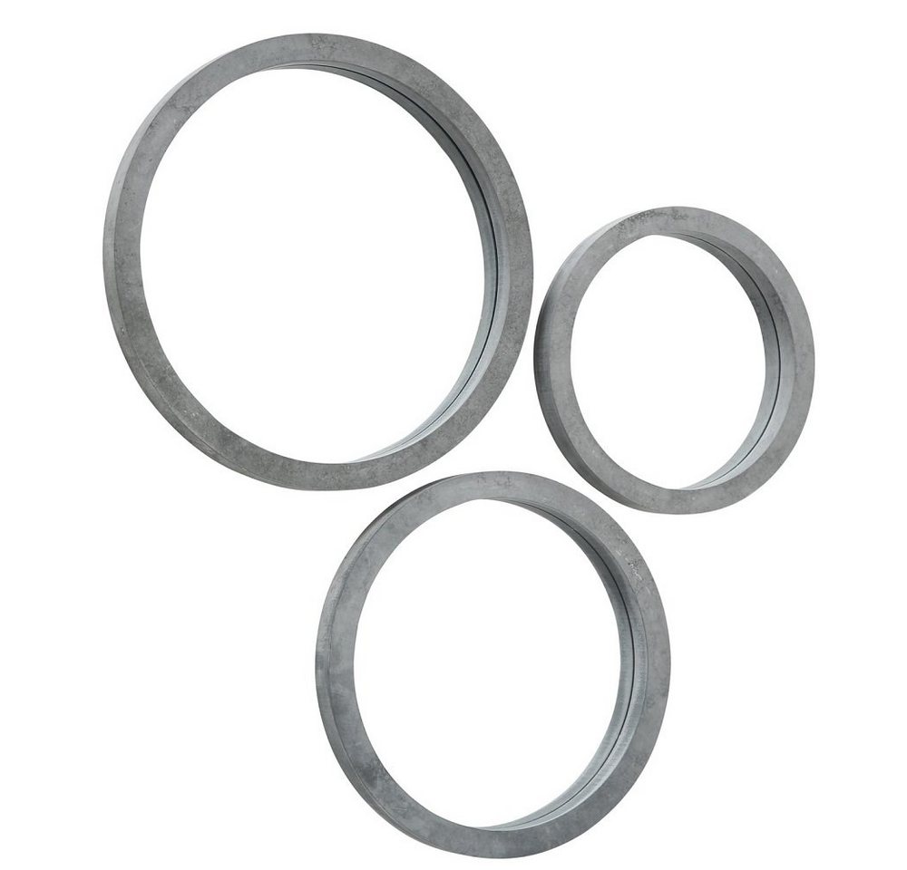 BOLTZE GRUPPE GmbH Spiegel BOLTZE Spiegel Brest, Ø 25 - 30- 35cm 3tlg./ 3er-Set (3 Stk) von BOLTZE GRUPPE GmbH
