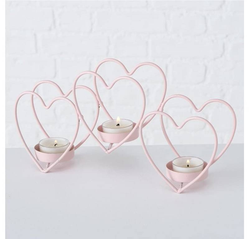 BOLTZE GRUPPE GmbH Teelichthalter Teelichthalter Herz Eisen hellrosa Taufe Hochzeit Geburtstag Muttertag BOLTZE GRUPPE GmbH Teelichthalter Teelichthalter Herz Eisen hellrosa Taufe Hochzeit Geburtstag Muttertag von BOLTZE GRUPPE GmbH