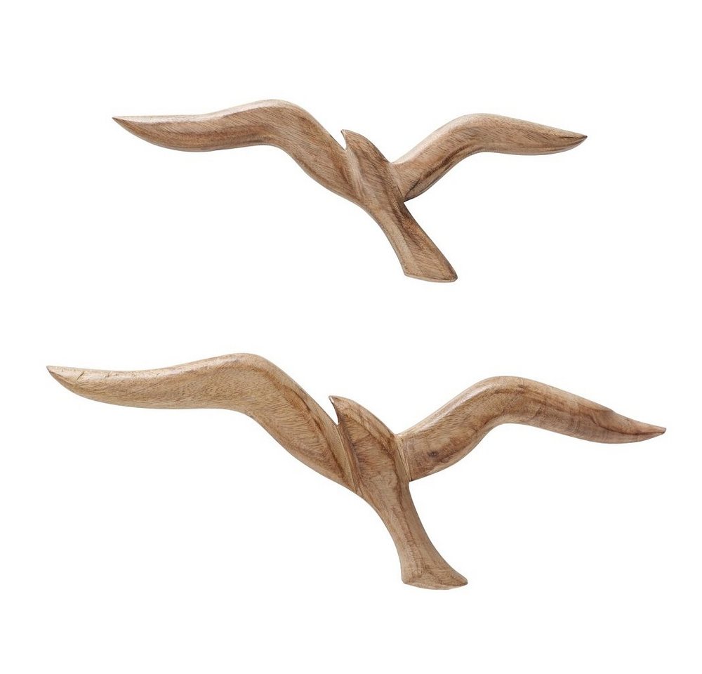BOLTZE GRUPPE GmbH Wanddekoobjekt Wandobjekt Seagull, Möwe Mango Holz 2er Set BOLTZE GRUPPE GmbH Wanddekoobjekt Wandobjekt Seagull, Möwe Mango Holz 2er Set von BOLTZE GRUPPE GmbH