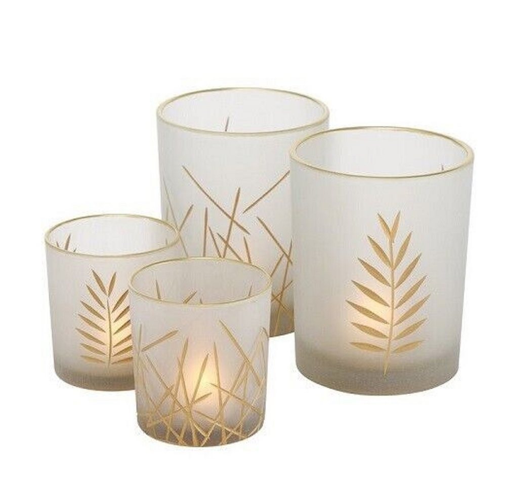 BOLTZE GRUPPE GmbH Windlicht Windlicht Narino gold weiß H 8-12 cm Deko Glas 2er Set BOLTZE GRUPPE GmbH Windlicht Windlicht Narino gold weiß H 8-12 cm Deko Glas 2er Set von BOLTZE GRUPPE GmbH