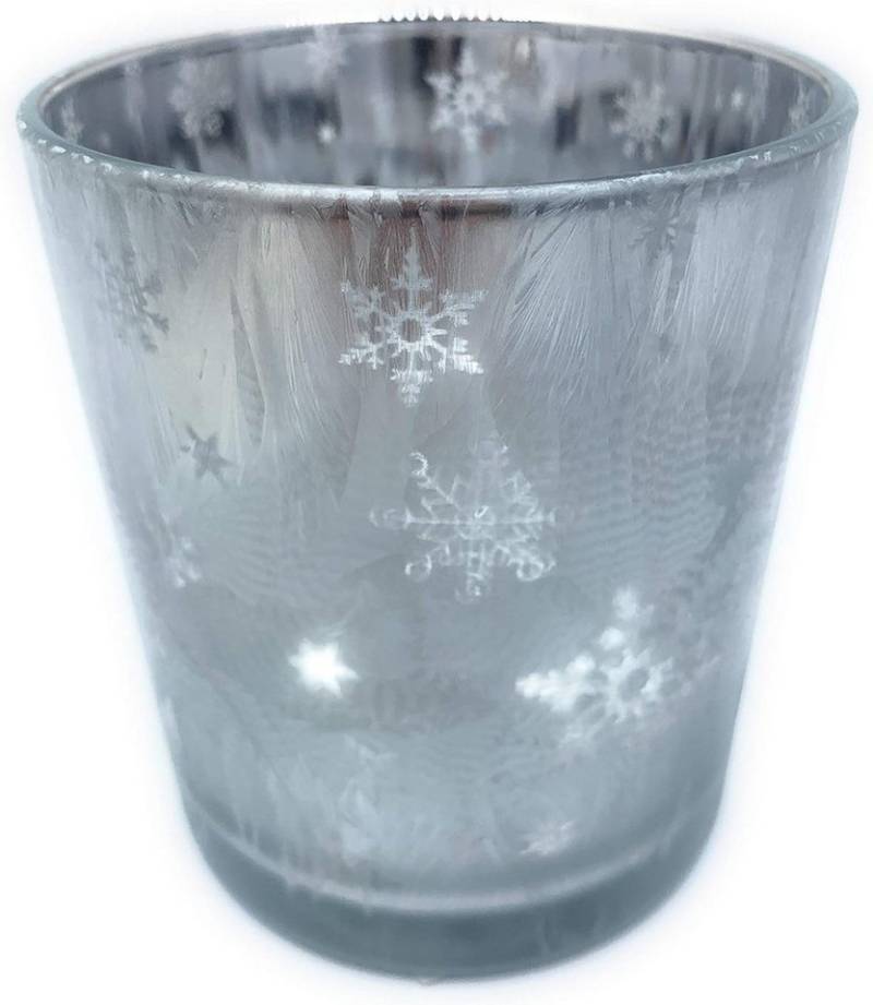 BOLTZE GRUPPE GmbH Windlicht Windlicht Snow Metall silber weiß H.16 cm BOLTZE GRUPPE GmbH Windlicht Windlicht Snow Metall silber weiß H.16 cm von BOLTZE GRUPPE GmbH