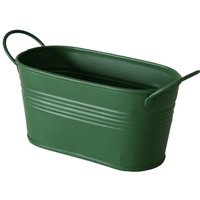 Blumentopf lingo, verzinkt, länglich, 20 x 8,5 x 9,5 cm von BOLTZE GRUPPE