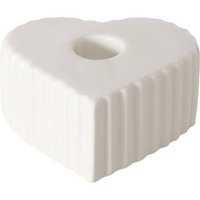 Boltze Gruppe - Kerzenhalter aus Keramik für lange Kerzen anima, in Herzform, 4 x 9 cm Boltze Gruppe - Kerzenhalter aus Keramik für lange Kerzen anima, in Herzform, 4 x 9 cm von BOLTZE GRUPPE