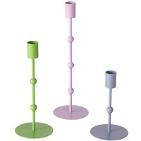 Boltze Gruppe - Kerzenständer aus Metall kimberly, 3er-Set, Pastellfarben Boltze Gruppe - Kerzenständer aus Metall kimberly, 3er-Set, Pastellfarben von BOLTZE GRUPPE