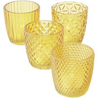 Boltze Windlicht Set Marilu 4-tlg gelb Deko-Gläser Kerzenständer 8 cm Boltze Windlicht Set Marilu 4-tlg gelb Deko-Gläser Kerzenständer 8 cm von BOLTZE GRUPPE
